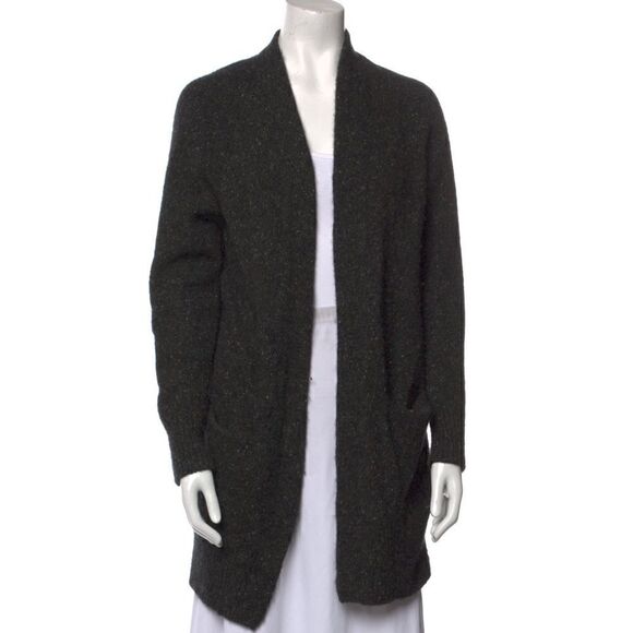 Vince Wool Cashmere Blend Open Chunky Pocket Sweater - Picture 1 of 8